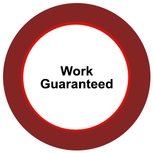 work-guaranteed badge